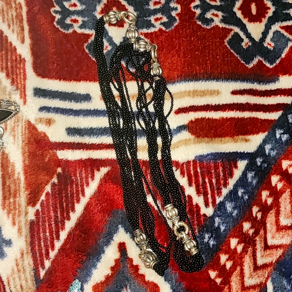 Lagos Black Hematite  Beaded Necklace